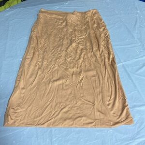 Women's Midi Skirt in Camel